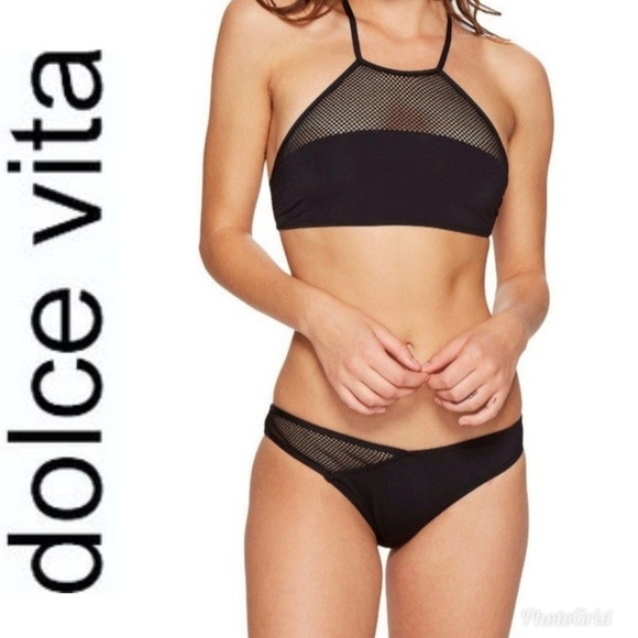 Dolce Vita Other - NWOT Dolce Vita Courtside Halter Bikini Set